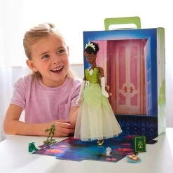 Tiana Disney Story Doll – The Princess And The Frog – 11 1/2'' -Disney 1610040902065 1