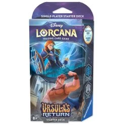 Disney Lorcana Trading Card Game By Ravensburger – Ursula's Return – Starter Deck – Frozen And Hercules -Disney 1611057960150 1
