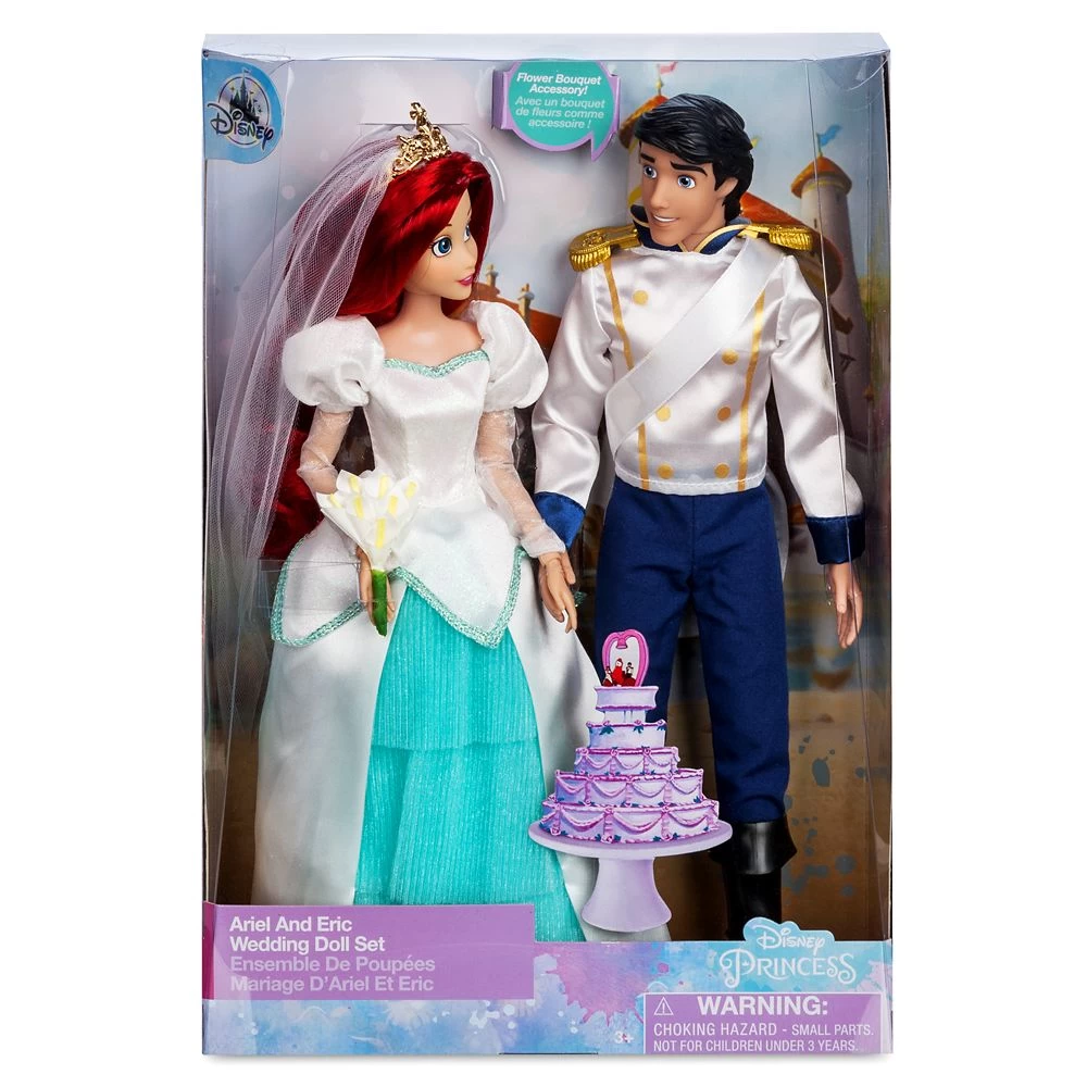 Disney Ariel And Eric Wedding Doll Set – The Little Mermaid 8 Disney Ariel And Eric Wedding Doll Set – The Little Mermaid - Image 6