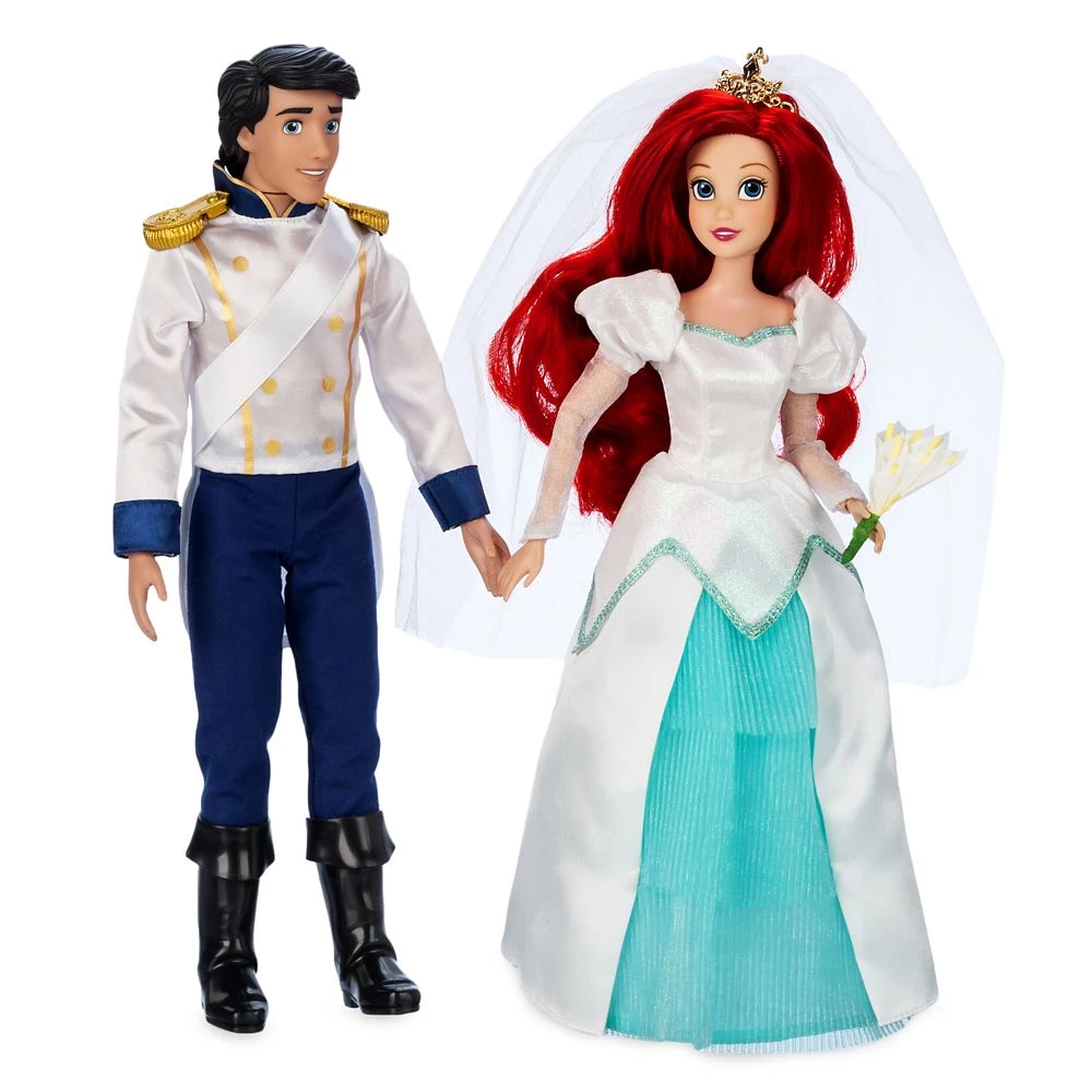 Disney Ariel And Eric Wedding Doll Set – The Little Mermaid 3 Disney Ariel And Eric Wedding Doll Set – The Little Mermaid