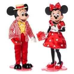 Disney Mickey Mouse And Minnie Mouse Valentine's Day Limited Edition Doll Set – 12'' -Disney 1614040900058 1