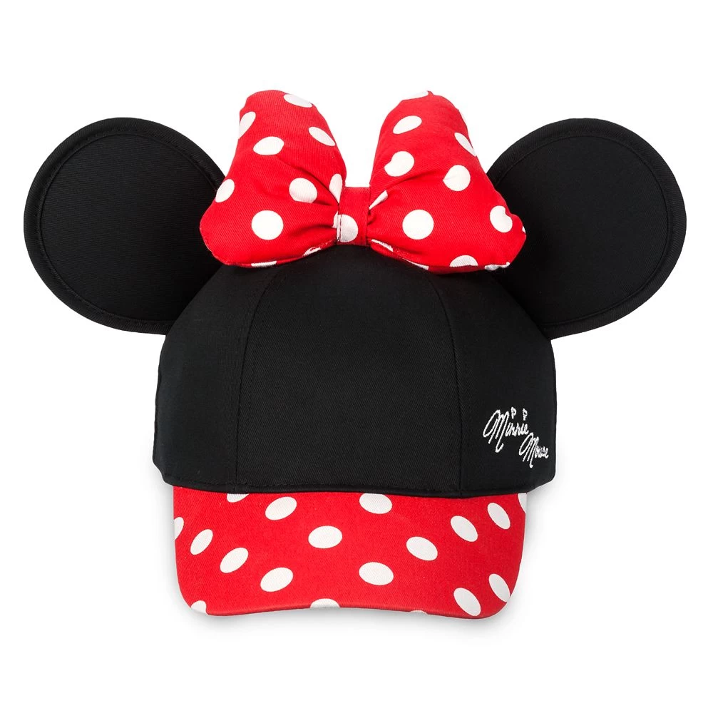 Minnie Mouse Ear Baseball Cap For Kids – Disneyland 3 Minnie Mouse Ear Baseball Cap For Kids – Disneyland