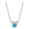Disney Minnie Mouse Birthstone Necklace For Kids By CRISLU – Rose Gold -Disney 7401057015620