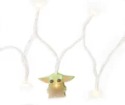 Disney The Mandalorian Grogu Warm White LED Curtain Lights, (5.7') -Disney 810573357 1
