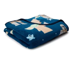 Disney The Mandalorian Blue Grogu Nogginz Pillow & Fleece Blanket Set -Disney 810574100 2