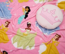 Disney Pink Princess Nogginz Pillow & Fleece Blanket Set -Disney 810574102 4
