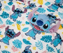 Disney Lilo & Stitch Blue Stitch Palm Nogginz Pillow & Plush Blanket Set -Disney 810579563 4