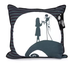 Disney Nightmare Before Christmas White Jack Skellington Square Throw Pillow