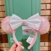 SHDL - Minnie Mouse White Color Bow Pink Sequin Ear Headband 2 SHDL - Minnie Mouse White Color Bow Pink Sequin Ear Headband -Disney image 736f8ad8 2496 477a 849d acfde6d19026