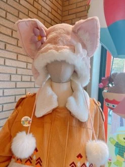 SHDL - Fluffy Beanie With Pom Pom For Adult X LinaBell