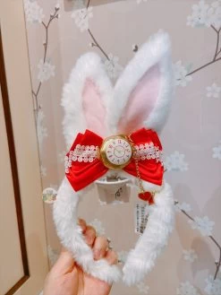 SHDL - Alice In The Wonderland White Rabbit Ear Headband